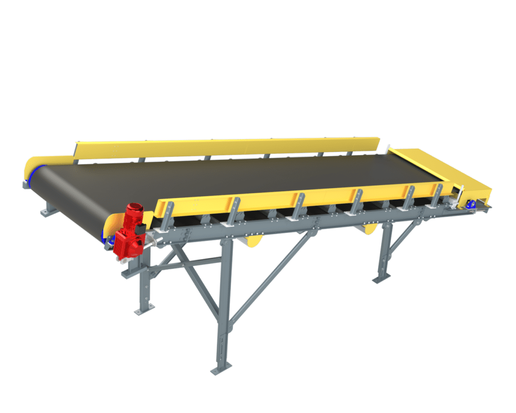 industrial belt conveyor system