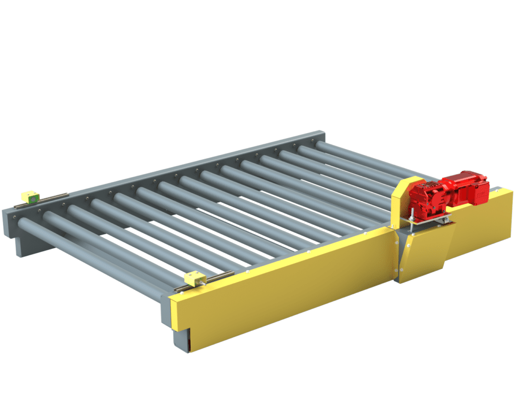 belt-driven live roller conveyor system